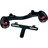Black with Red Lens