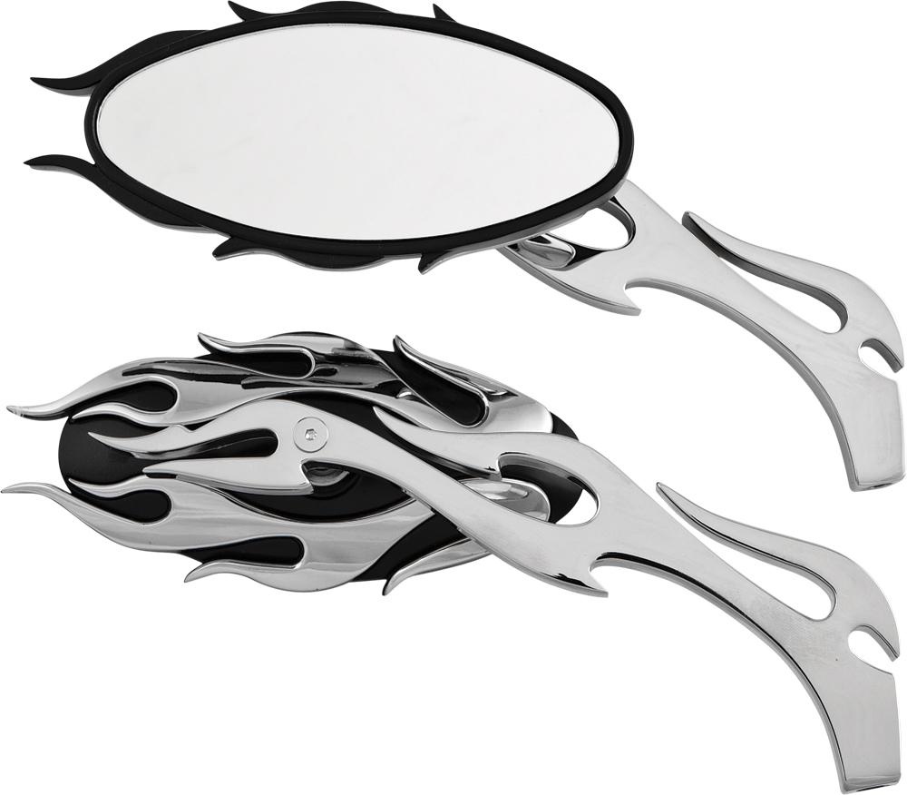 HardDrive Flame Mirror with Flame Stem Parts Giant