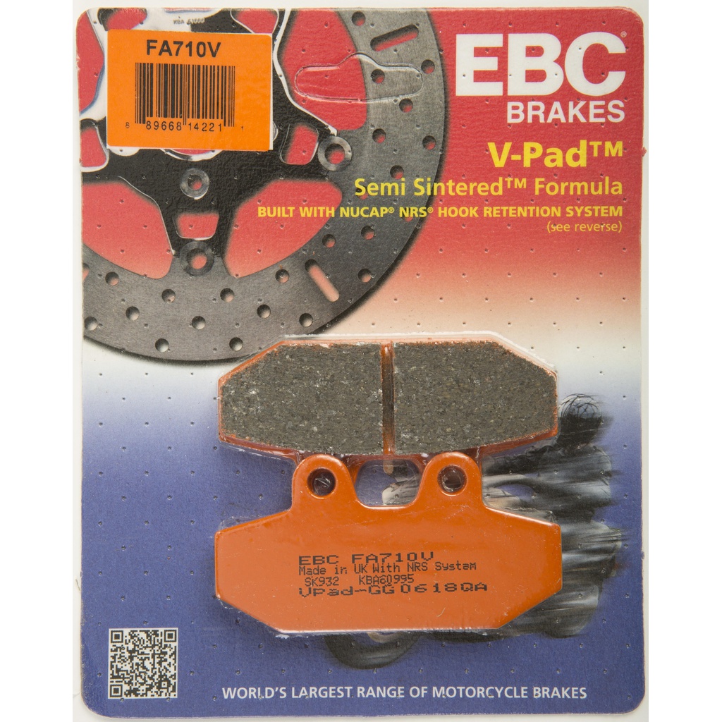 Ebc Front Brake Pads EBC 42298-08 FA458V Semi Sintered V
