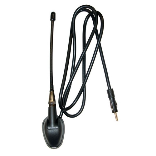 18" Rubber Flex Antenna With Swivel Ball Mount - Fits John Deere Tractors (4040, 4030, 3020, Etc.)