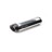 Aluminum with Black End Cap