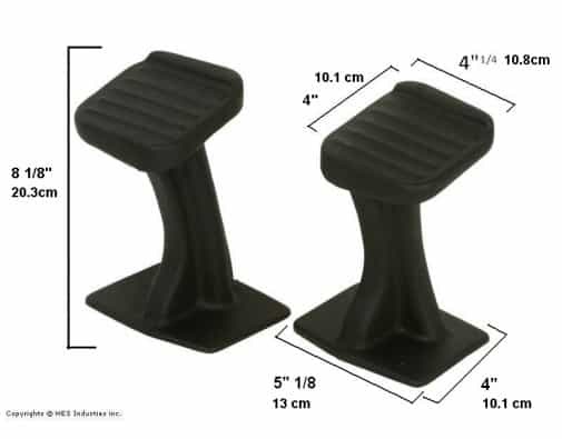 WES Industries Universal ATV Passenger Footpegs - Parts Giant