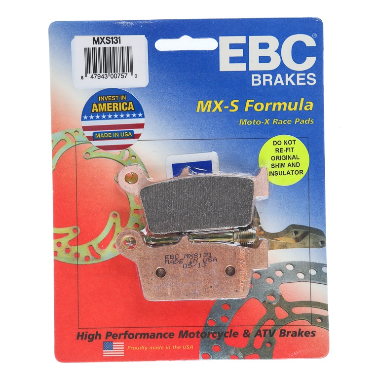 EBC MXS Series MotoX Race Brake Pads Parts Giant