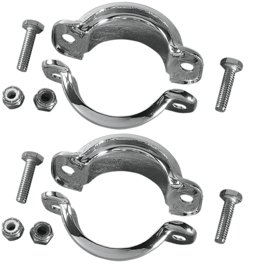 Drag Specialties Muffler Clamps for Dressers Parts Giant