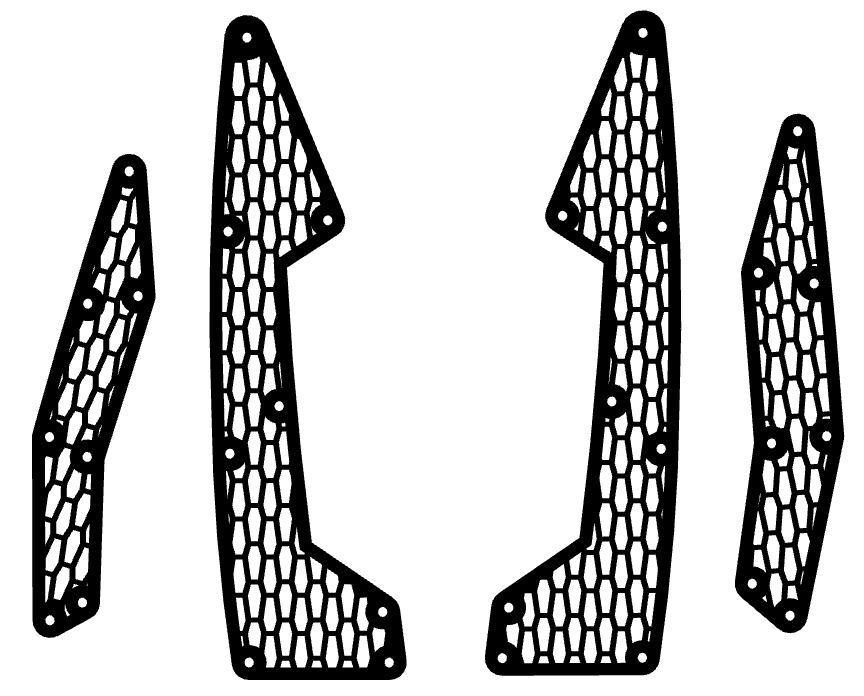 Speedwerx High Flow Front Intake Vent Kit Parts Giant