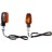 Black with Amber Lens