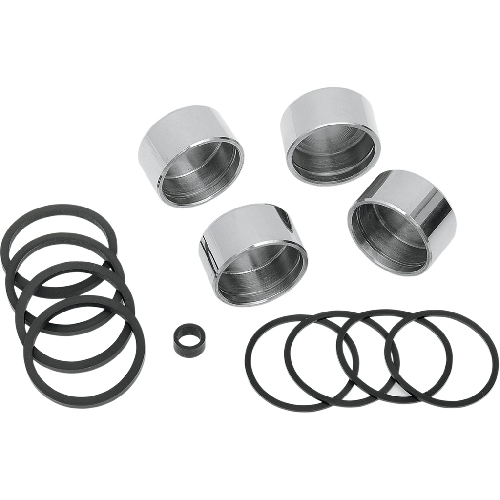 Kawasaki Vulcan Classic LT DMF 2021 Front Brake Caliper Piston & Seal Rebuild Kit - Brakemasters BMK12435016PSK-a