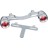 Chrome with Red Lens