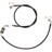 Black Cable/Chrome Fittings