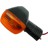 Black with Amber Lens