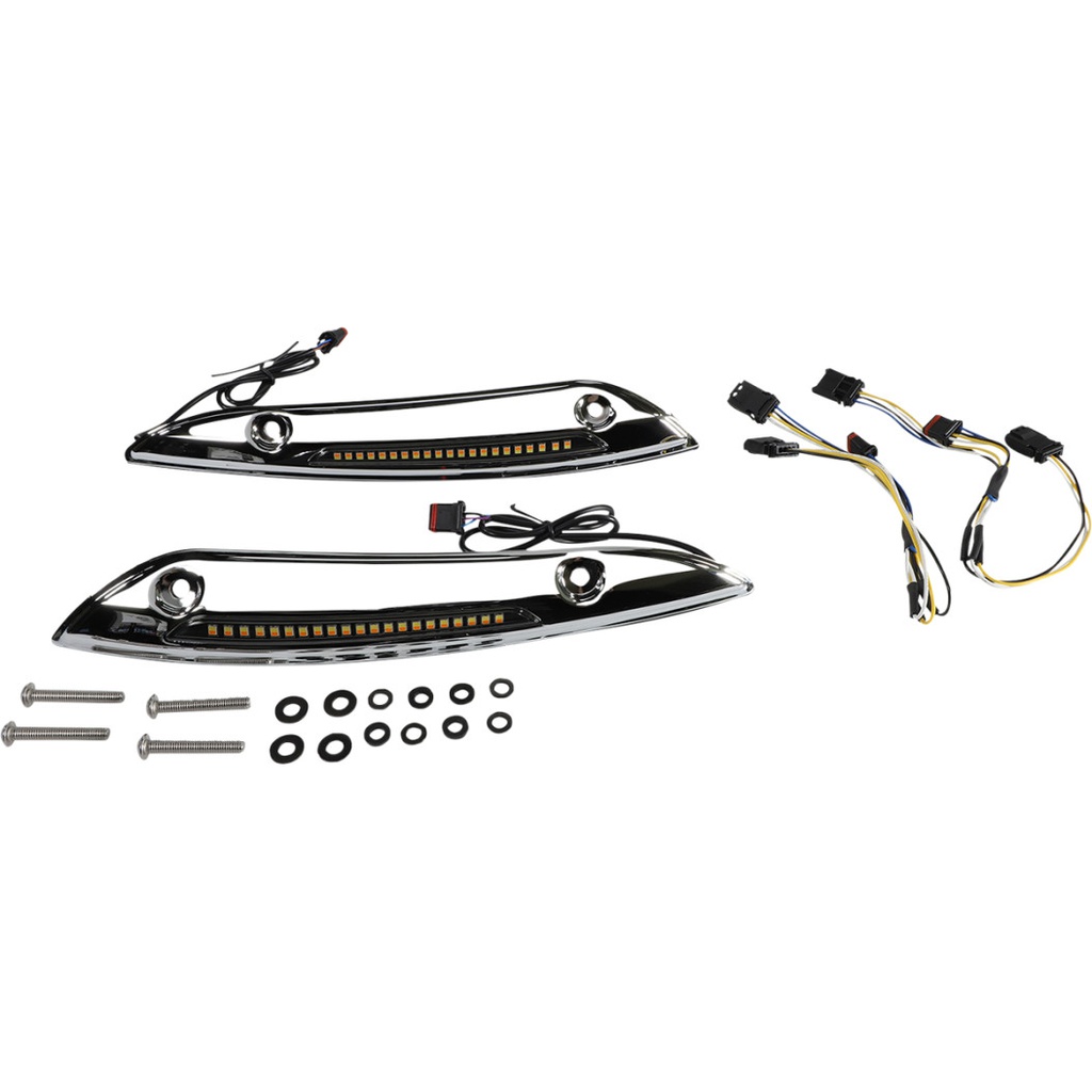 Custom Dynamics Genesis 4 Sequential LED Windshield Trim Parts Giant