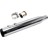 Chrome with Black End Cap