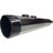 Chrome with Black End Cap
