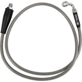 X AUTOHAUX 1 Set 120cm 47.24" Motorcycle Braided Brake Clutch Oil Hoses Line Pipe