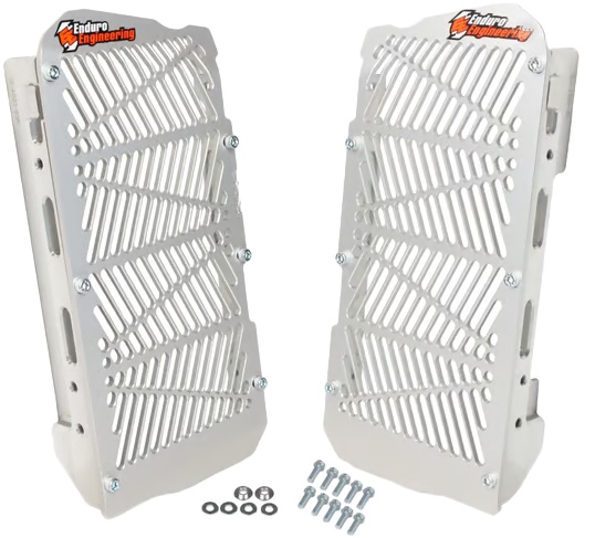 47x Lower Radiator Guard Enduro Engineering Billet Aluminum Radiator Guards - Parts Giant