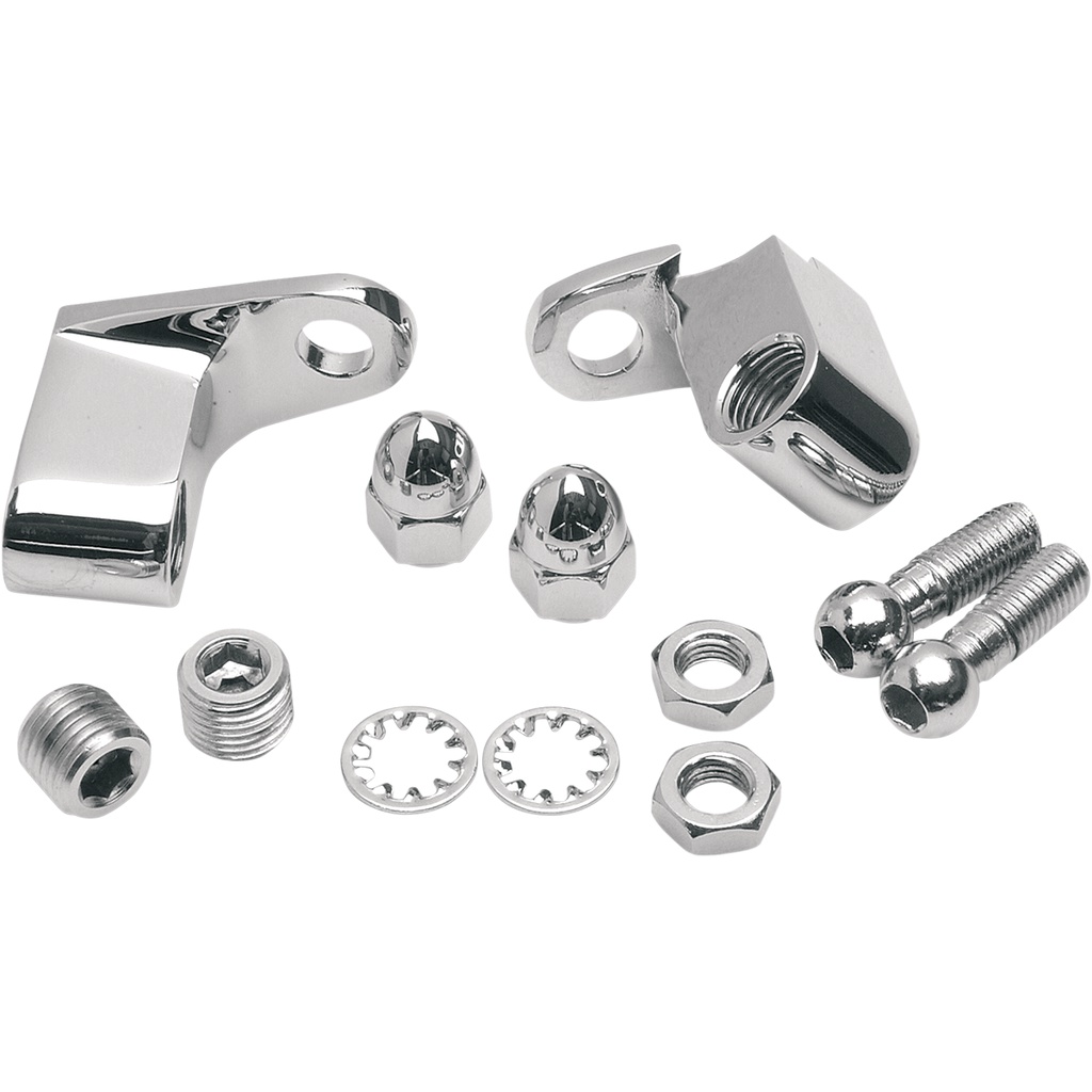 Drag Specialties Chrome Front Turn Signal Mount Kit Parts Giant