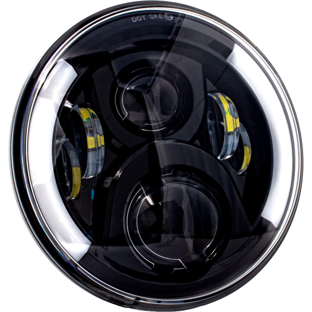 Letric Lighting Deluxe Headlight With Integrated Switchback Turn