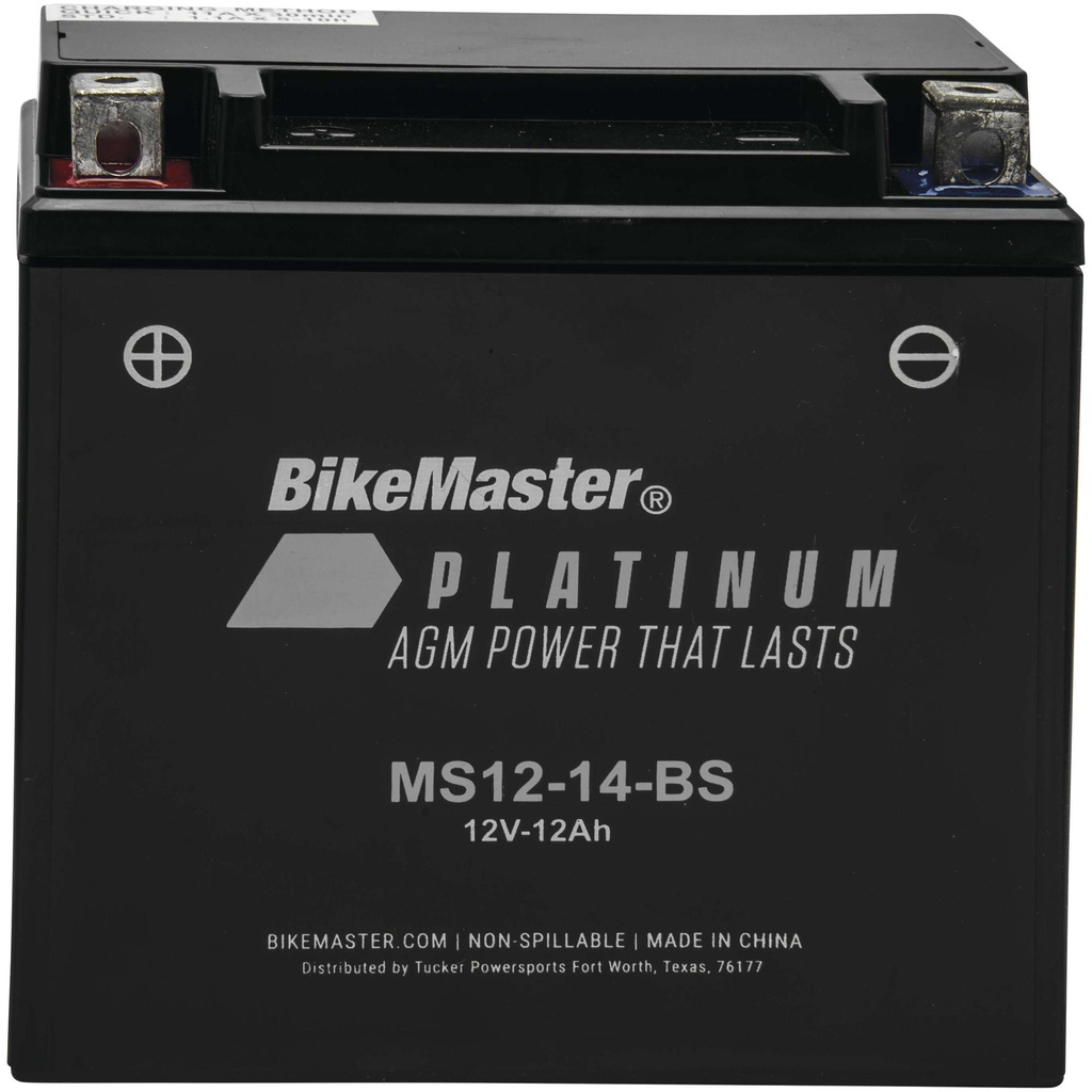 Bikemaster Agm Platinum Ii Battery Parts Giant 