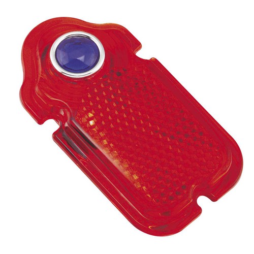 Biker's Choice Tombstone Taillight Blue Dot Lens - Parts Giant