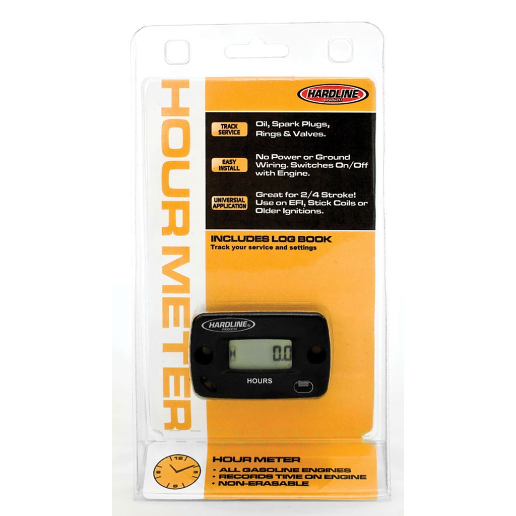 Hardline Hour Meter with Log Book Parts Giant