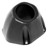Black with Straight End Cap