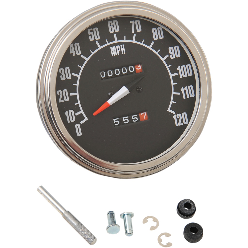 Drag Specialties Dash Mount Speedometer Gauge Parts Giant