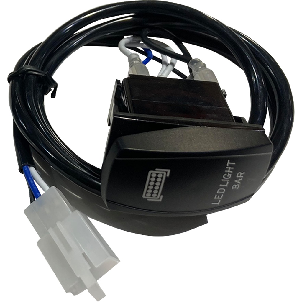 Brite-Lites Light Bar Rocker Switch With Connector Black - Parts Giant