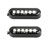 Black with Blue Bulbs