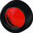 Black with Red Lens