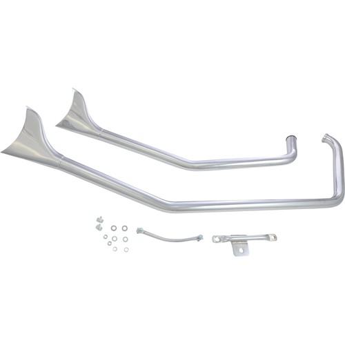 Paughco Upsweep Fishtail Exhaust System - Parts Giant