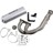 Brushed Aluminum with Aluminum End Cap