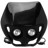 Black with Clear Lens